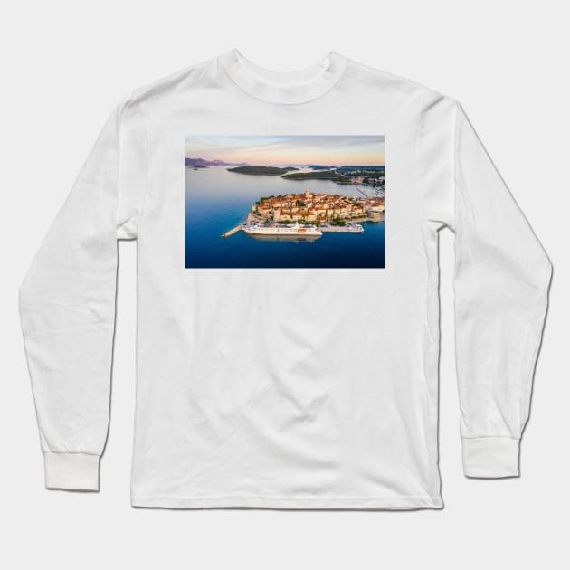 Korčula Long Sleeve T-Shirt by ivancoric